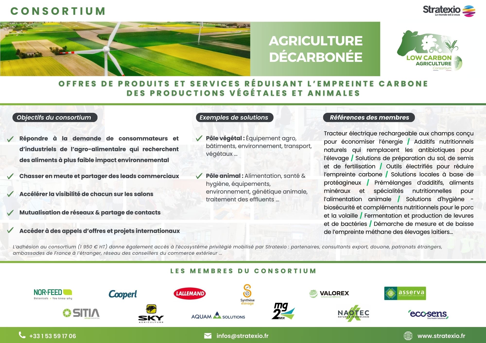 Présentation du consortium économique des entreprises françaises qui agissent sur la décarbonations dans le secteur agricole